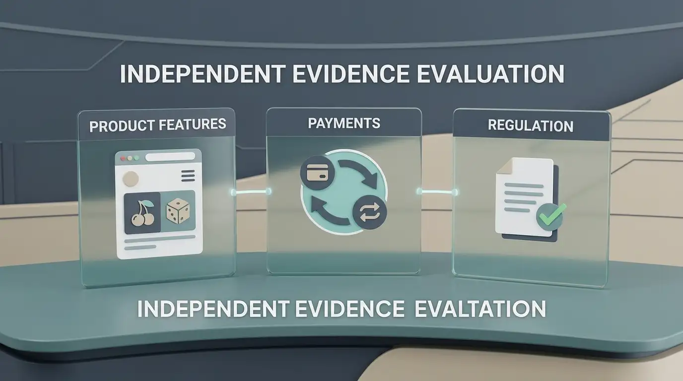 Decision graphic separating Aus55 product features, payments and Australian regulation